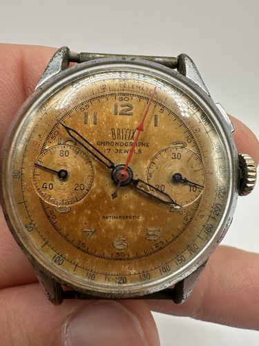 1950s britix chronograph watch - chronograph,