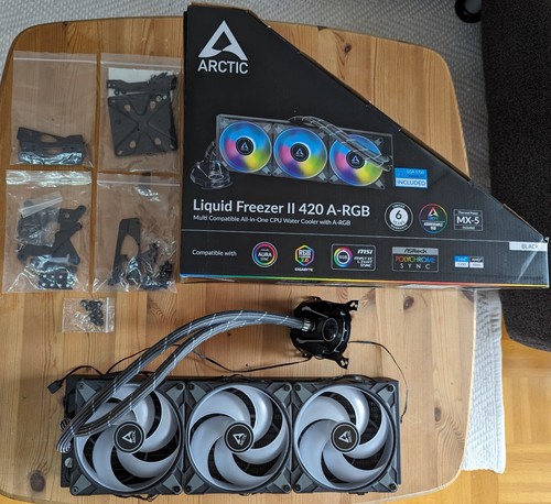 Arctic liquid freezer 420 - liquid, ii