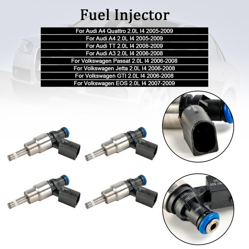 4pcs fuel injector 06f906036a - fuel,