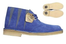 Clarks Original Uomo ** Desert Luck Blu Elettrico - DeadStock ** UK 8,9,10 G