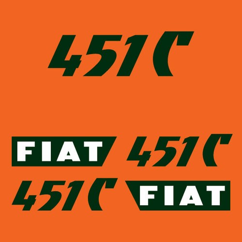 Fiat 451 adesivi - fiat,