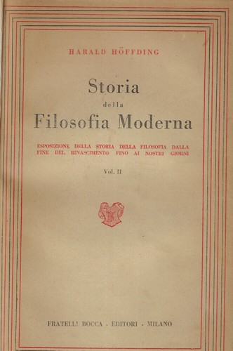 Storia della filosofia - , moderna