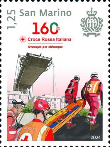 San marino 2024 francobollo - san,