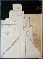 Ettore Sottsass, La Torre Di babele, Serigrafia