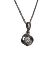 Collana Swarovski nero cigno