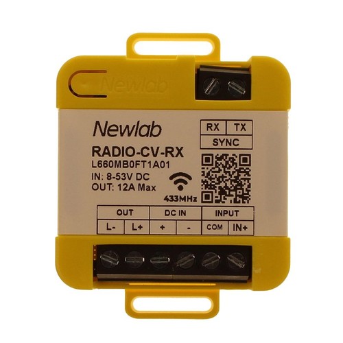 Radio ricevitore rf - radio-cv-rx, led