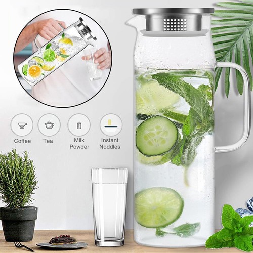 Caraffa per acqua vetro - vetro, 1,5