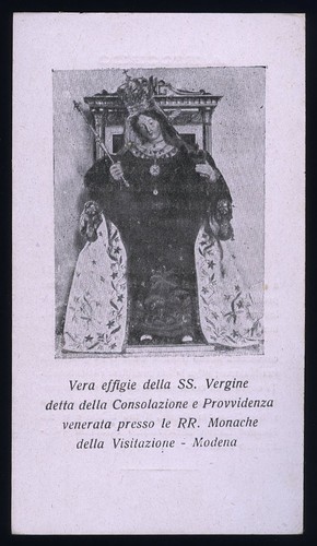 Santino holy card madonna - santino-holy,