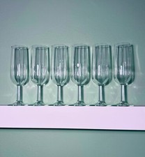 Set da 6 flûte di cristallo