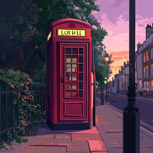 Adesivo murale londra - adesivo,