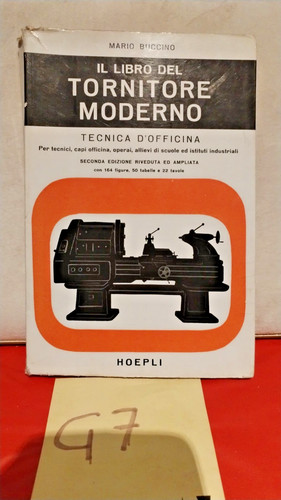 Libro del tornitore - tornitore, moderno