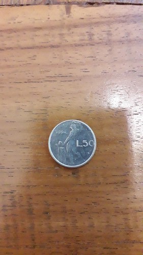 Moneta piccola lire - 50,