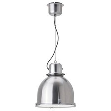 Lampada a sospensione IKEA Svartnora effetto acciaio inox 38 cm - nuova scatola 505.047.72