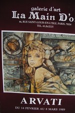 Affiche galerie arvati - affiche, de