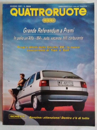 Quattroruote 428 1991 citroen - quattroruote,