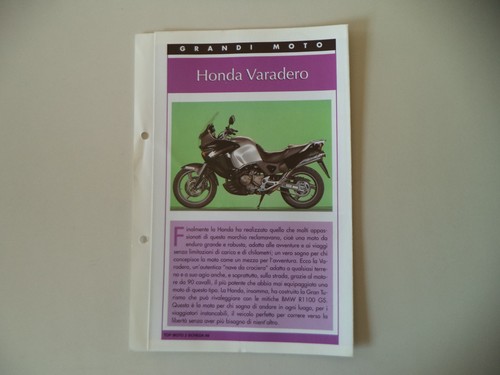 Scheda top moto honda - -,