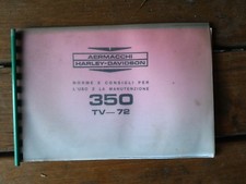 AERMACCHI 350 TV  LIBRETTO USO MANUTENZIONE OWNER'S MANUAL NOTICE