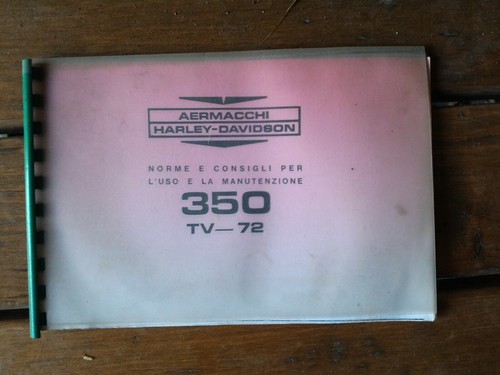 Aermacchi 350 libretto uso - aermacchi,