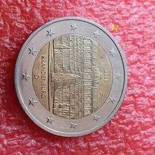 rara 2 € euro ERRORE CONIO commemorativa brandenburg 2020 castello di Sanssouci