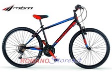 BICICLETTA 27.5" MBM DISTRICT 45 REVOSHIFT 18 VELOCITA' MATT BLACK+NEON RED