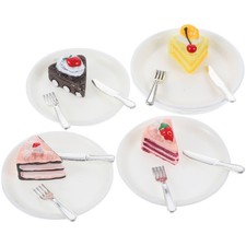 4 Pcs Cibo in Miniatura Torta