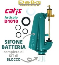 BATTERIA SIFONE CATIS - SENZA PULSANTE - X CASSETTE IN CERAMICA ORIGINALE D1010