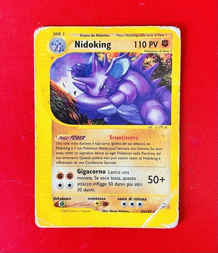 Lotto carte pokemon - carte, nidoking
