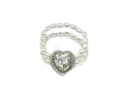 Anello elastico perle di - in,