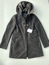 Cappotto donna Fay misto lana doppio davanti borsone toggle - taglia XS nero nuovo $1525