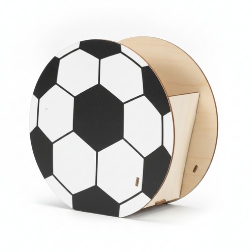 Fioriera legno con pallone - fioriera, in