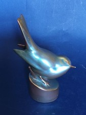 Ceramica Ungherese Zsolnay Uccello Scultura