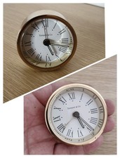 80s TIFFANY & CO RARE TABLE ALARM CLOCK WATCH UHREN OROLOGIO WORKING FOR PARTS