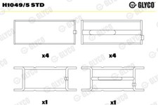 Glyco H1049/5 STD Crankshaft
