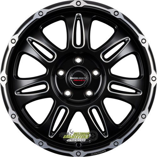Borbet cw8 cerchio nero - borbet,