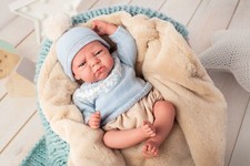 Arias Bambola Reborn Pedro 40cm Bambolotto Neonato in Scatola