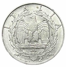 2 LIRE 1940 XVIII - AMAGNETICA