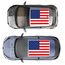 Adesivo tetto auto bandiera AMERICANA adesivi capote fuoristrada MIS. media