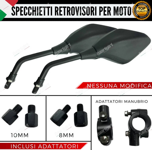 Coppia specchietti manubrio - coppia,