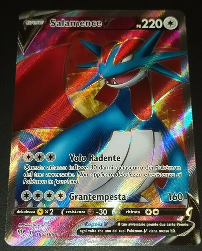 Salamence full art - v,