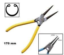 PINZA A BECCHI DRITTI PER ANELLI ELASTICI SEEGER INTERNI STRINGENTE 170 mm