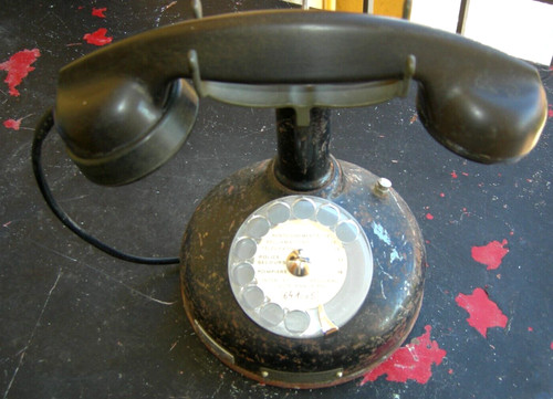 Antico telefono tavolo - antico,