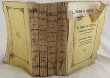 L'EBREO DI VERONA RACCONTO STORICO ANTONIO BRESCIANI 1860 SECONDA EDIZIONE