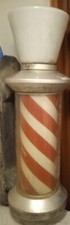 Insegna palo da barbiere 1920 - Vintage Raro - Barber Pole Funzionante