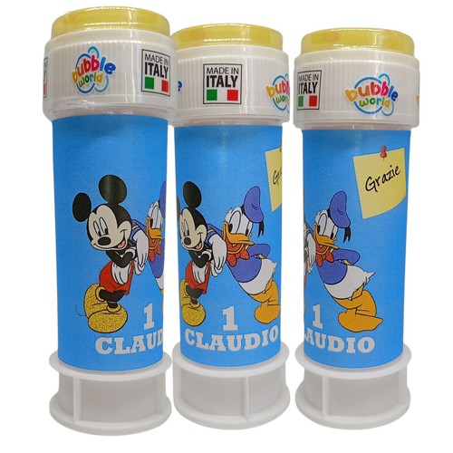 Bolle sapone topolino paperino - bolle,