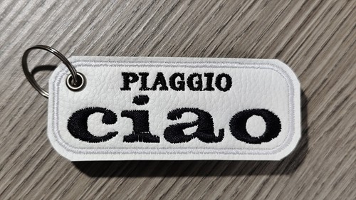 Portachiavi ricamato piaggio - portachiavi,