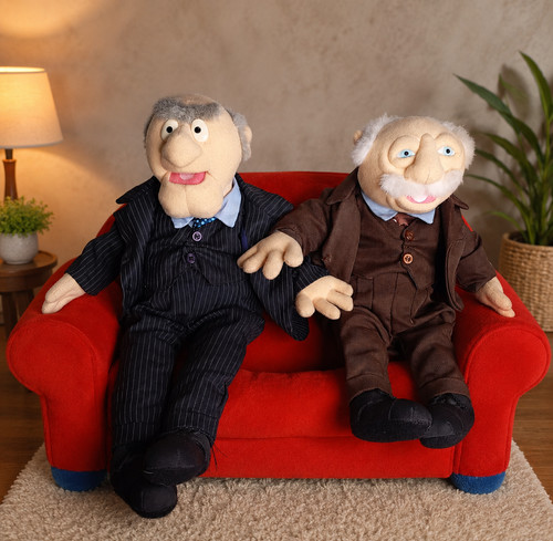 Raro set peluche statler - raro,