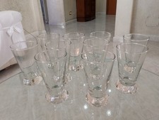 10 Bicchieri vetro a cono