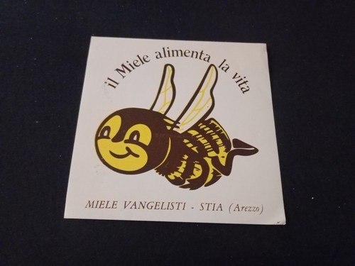 Adesivo pubblicitario miele - adesivo, "