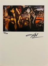 SALVADOR DALÌ STAMPA ORIGINALE FIRMATA, INCLUDE CERTIFICATO DI AUTENTICITÀ E VALUTAZIONE $3.500.