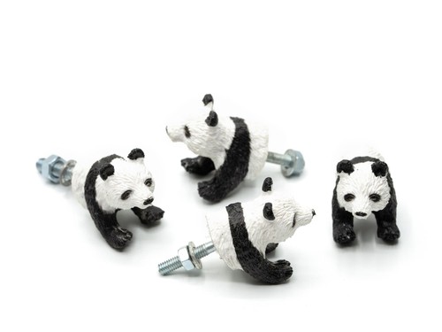 Maniglie per mobili panda - 4x,